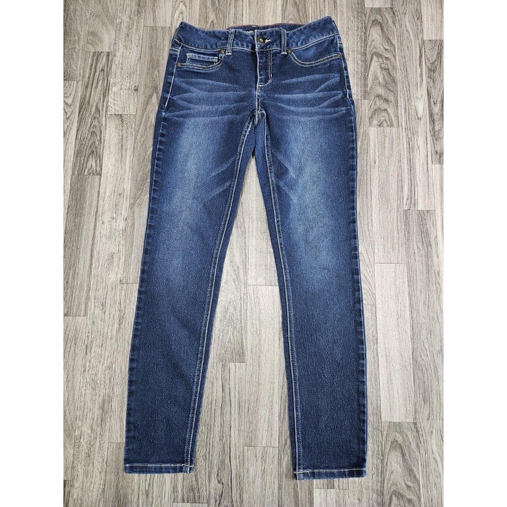 Maurices Jeans Womens Medium Regular‎ Stretch Denim Skinny Pants Classic Wash